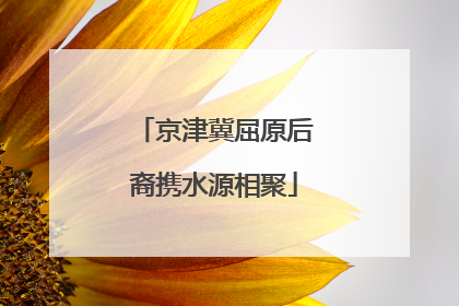 京津冀屈原后裔携水源相聚